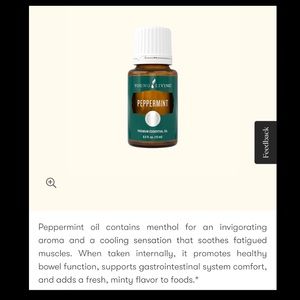 Young living peppermint oil
